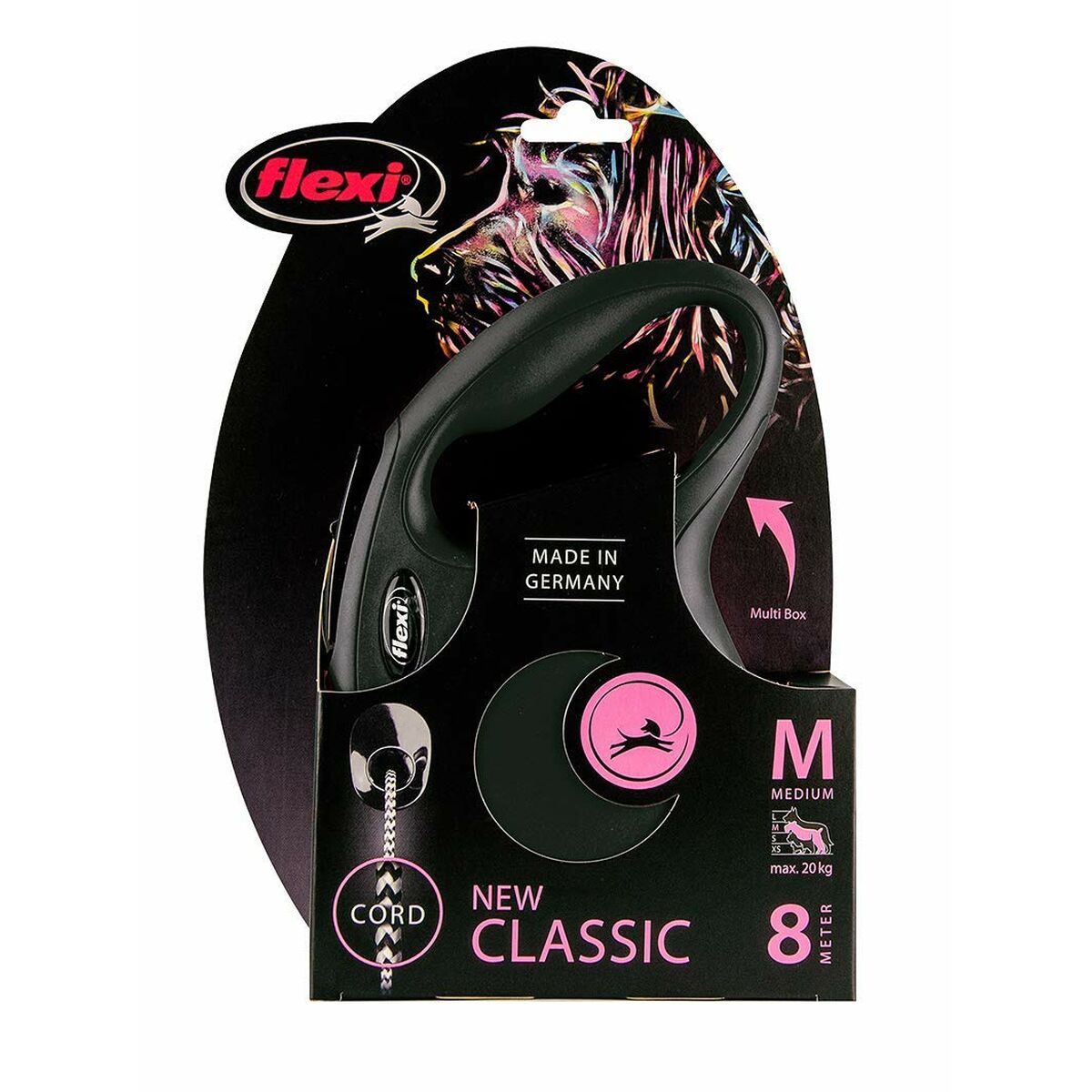 Guinzaglio per Cani Trixie New CLASSIC Nero M 8 m